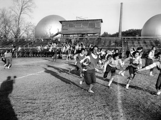 Picture of Leon High Powder Puff football game