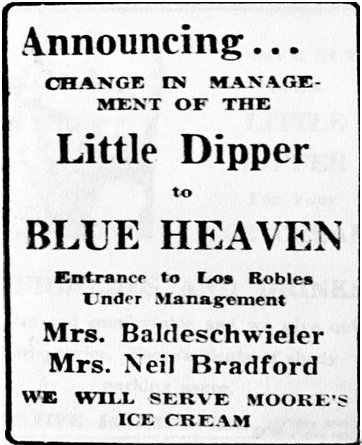 The Little Dipper Announcement1934 - Tallahassee, Florida.