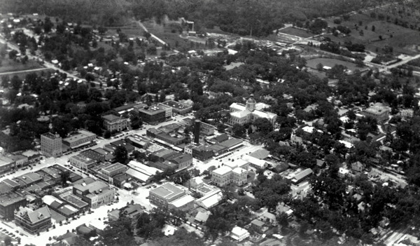 1929 Aerial Photograph, Tallahassee Florida