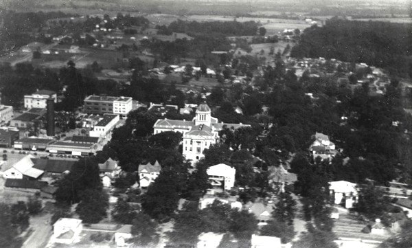 1929 Aerial Photograph, Tallahassee Florida