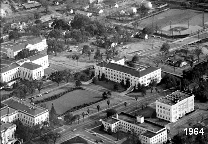 Centennial Field 1964 Aerial Photograph, Tallahassee Florida