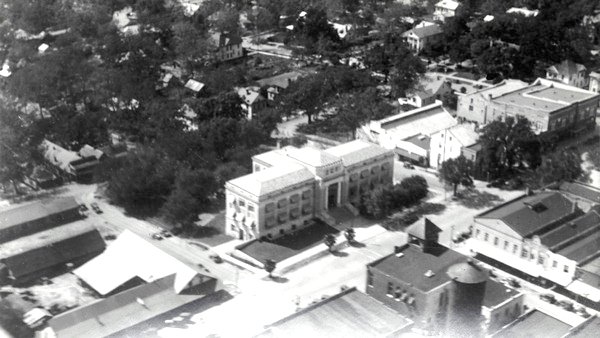 1929? Aerial Photograph of Martin Building, Tallahassee Florida