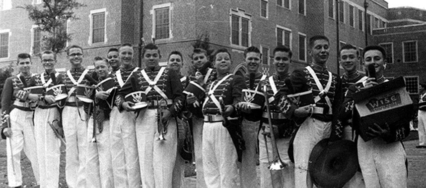 Members of the LHS Band Clowning Around - 1954