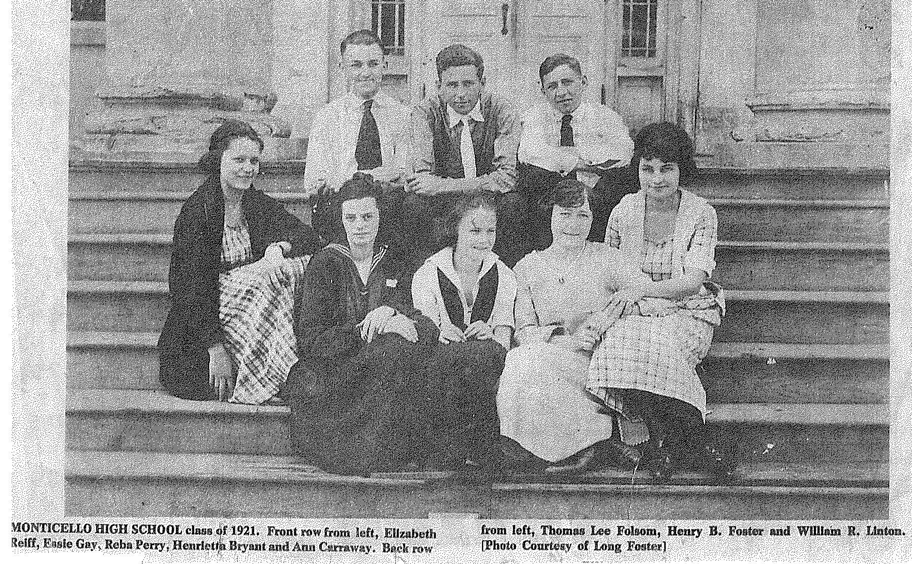 Monticello High School Class of 1921 - Monticello, Florida