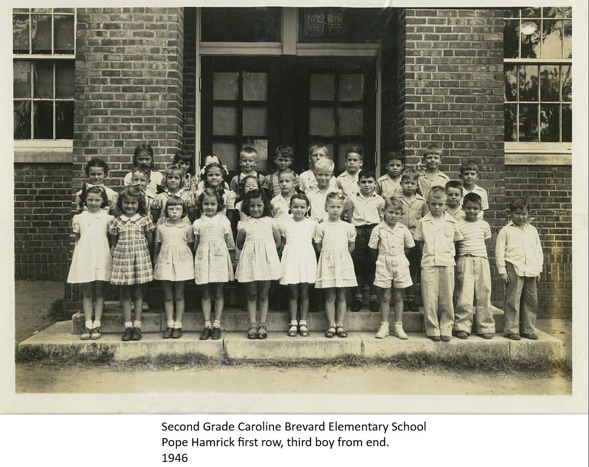 Pope Hamrick's 2nd Grade Class 1946